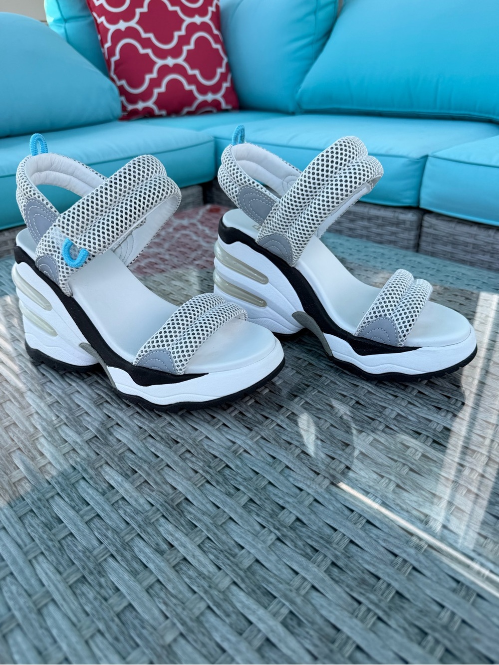 Ash 4” Cosmos Platform Wedge Sandals Like New Size  5.5 - 6 (EU 36) **